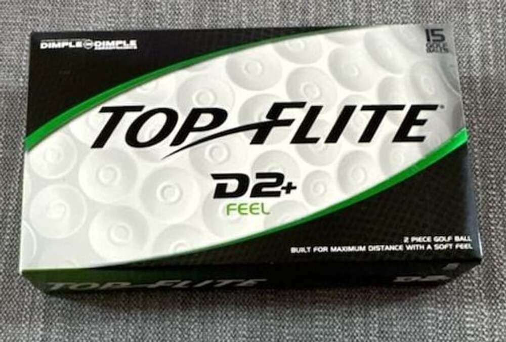 Top Flite D2+ Feel Golf Balls 15 Pack